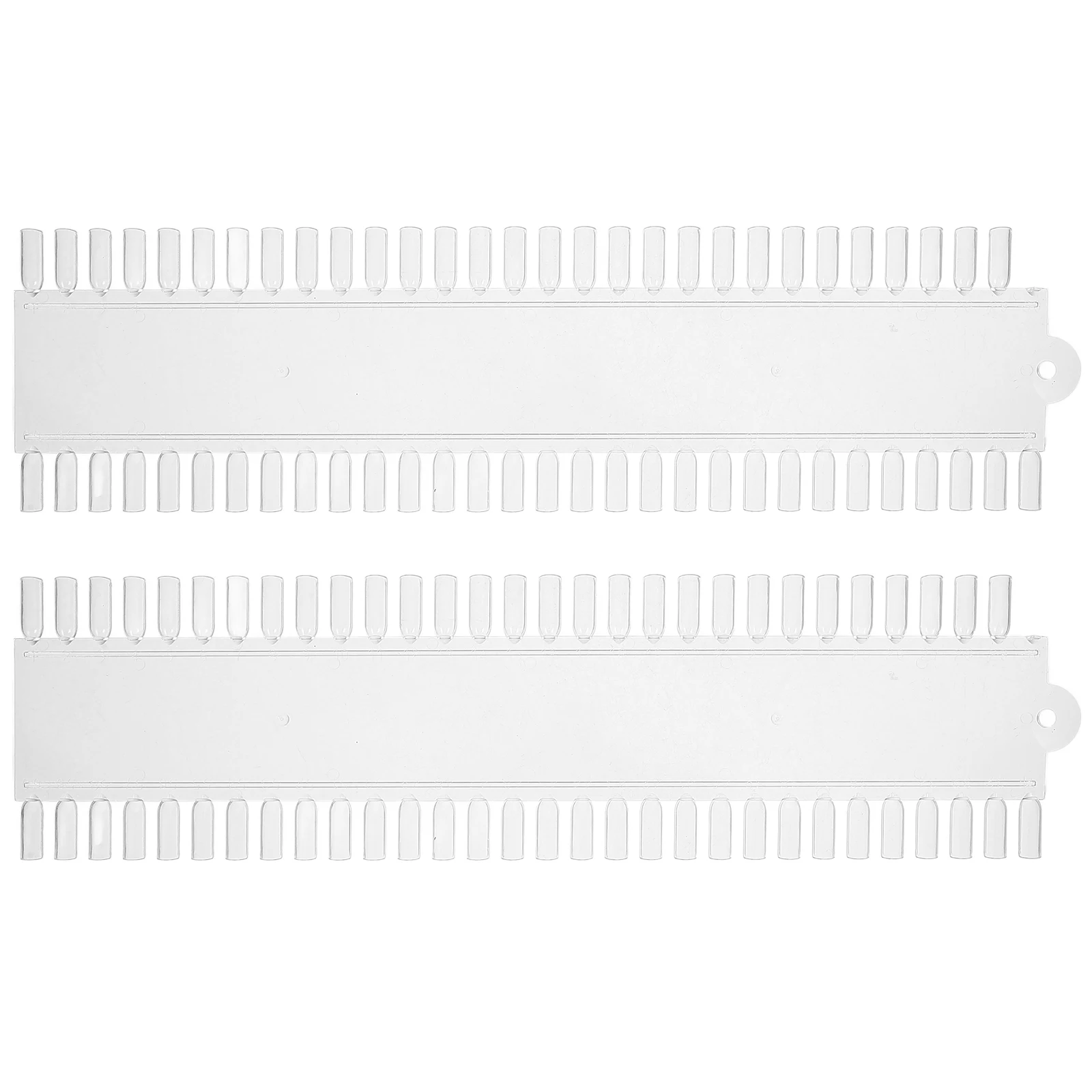 

2Pcs Nail Display Board Durable Premium Material Salon School Personal Use Color Comparison Storage Mark Guests Selection