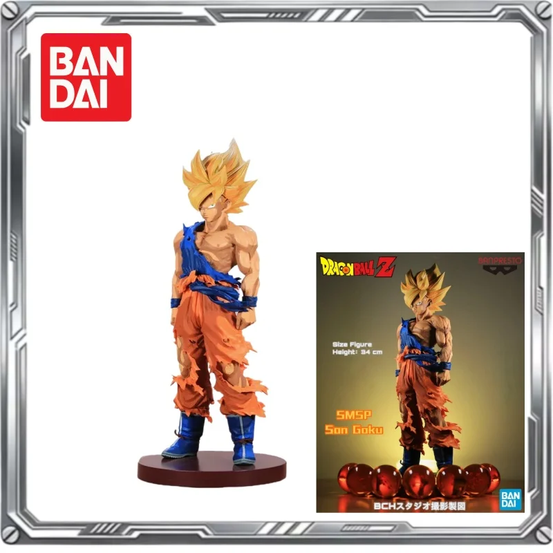 

Japanese Dragon Ball Bandai Glasses Factory SMSP Sun Wukong Comic Scenery Product Figure Ornament Boyfriend Birthday Gift