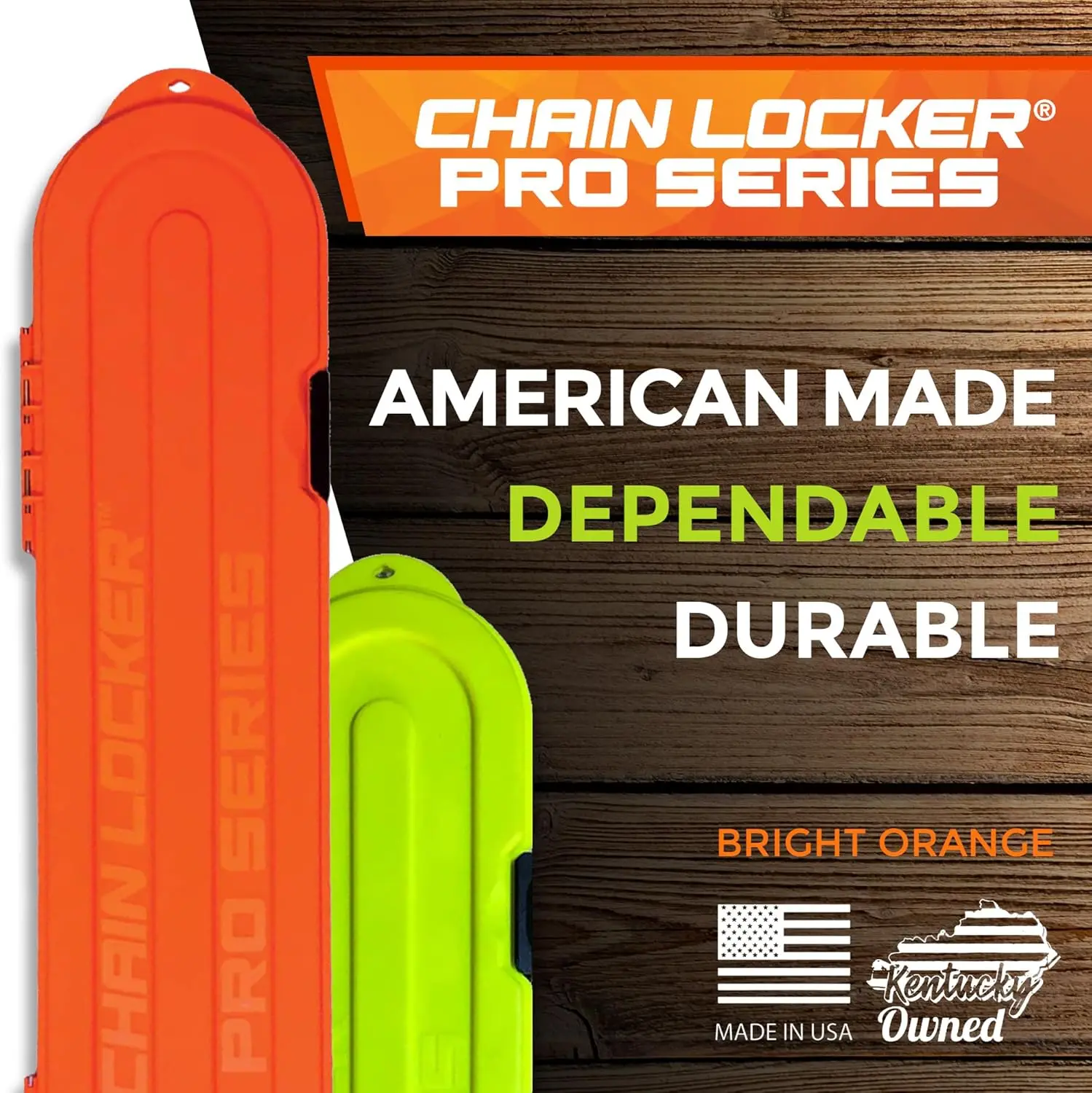 Pro Series Chainsaw Chain Storage Case Holder Universal for Chains Up to 60 Inches Fits 6 to 20 Chains Depending on Gauge Length