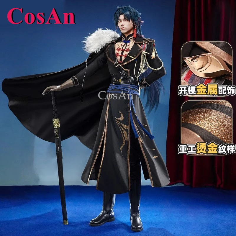 

CosAn Anime Game Honkai: Star Rail Blade Cosplay Costumes Handsome Military Uniforms Halloween Party Role Play Clothing S-XL New