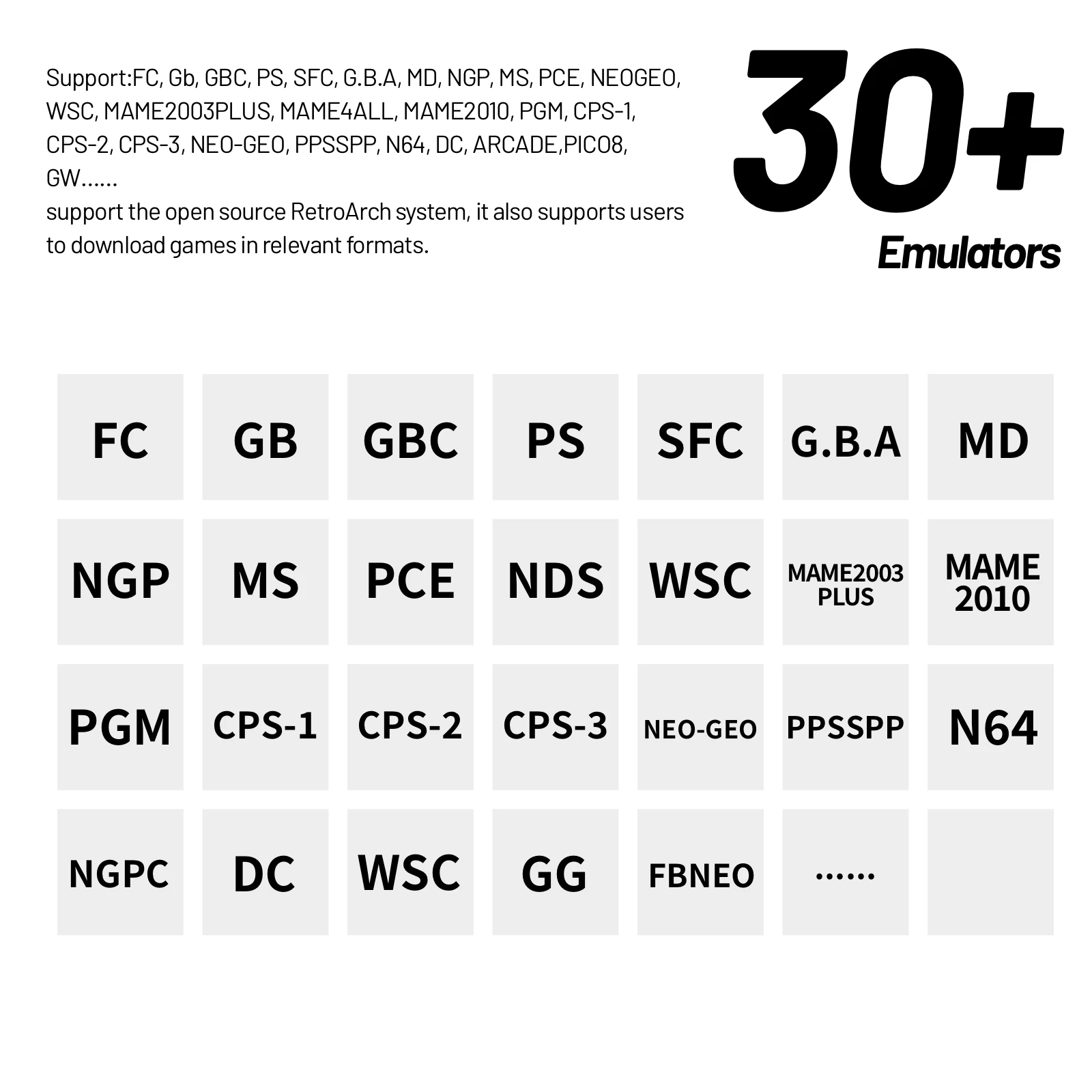 TRIMUI SMART PRO S وحدة تحكم بجهاز لعب محمول 4.96 بوصة IPS شاشة Allwinner A523 معالج قاعة عصا التحكم RGB الإضاءة TG5050 مشغل ألعاب