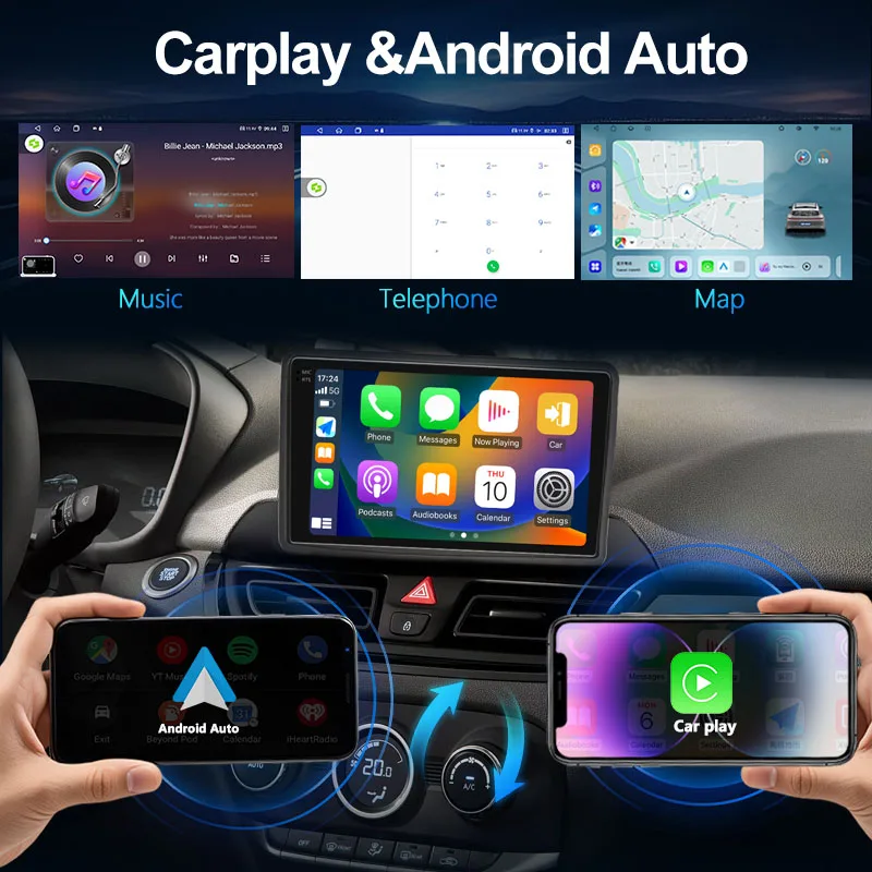 MeiHua 9 Inch For Hyundai HB20 2020-2021 2K QLED Android 14 Car Radio Multimedia Video Player GPS AI Voice CarPlay 4G Navigation