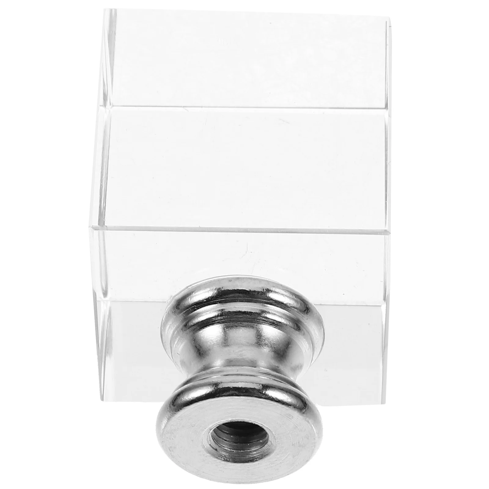 

Crystal Lamp Finial Square Design Top Mount Knob Easy Install Detach Table Floor Lamp Decoration Light Screw Cap Elegant Home