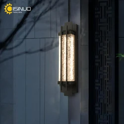 LED Outdoor Porch Wall Sconces IP65 Stainless Steel Anti Rust Garden Lighting Black 110v 265v for Villa Garage Courtyard Pathway