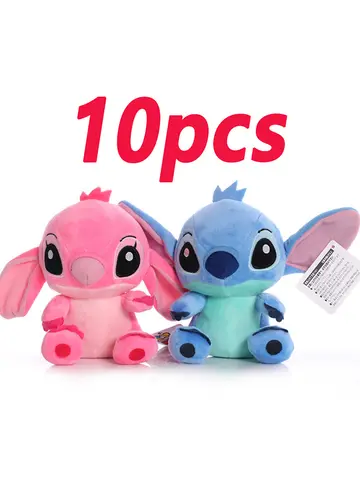 12cm 20cm 25cm Stitch Stuffed Plush Models Cartoon Stuffed Plush Dolls Anime Plush Baby Toys Kawaii Kids Birthday Gift