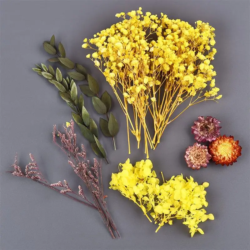 Dried Flowers UV Resin Flowers Stickers Epoxy Resin Filling DIY Jewelry Making Crafts Art Material Festival Party Home Decor