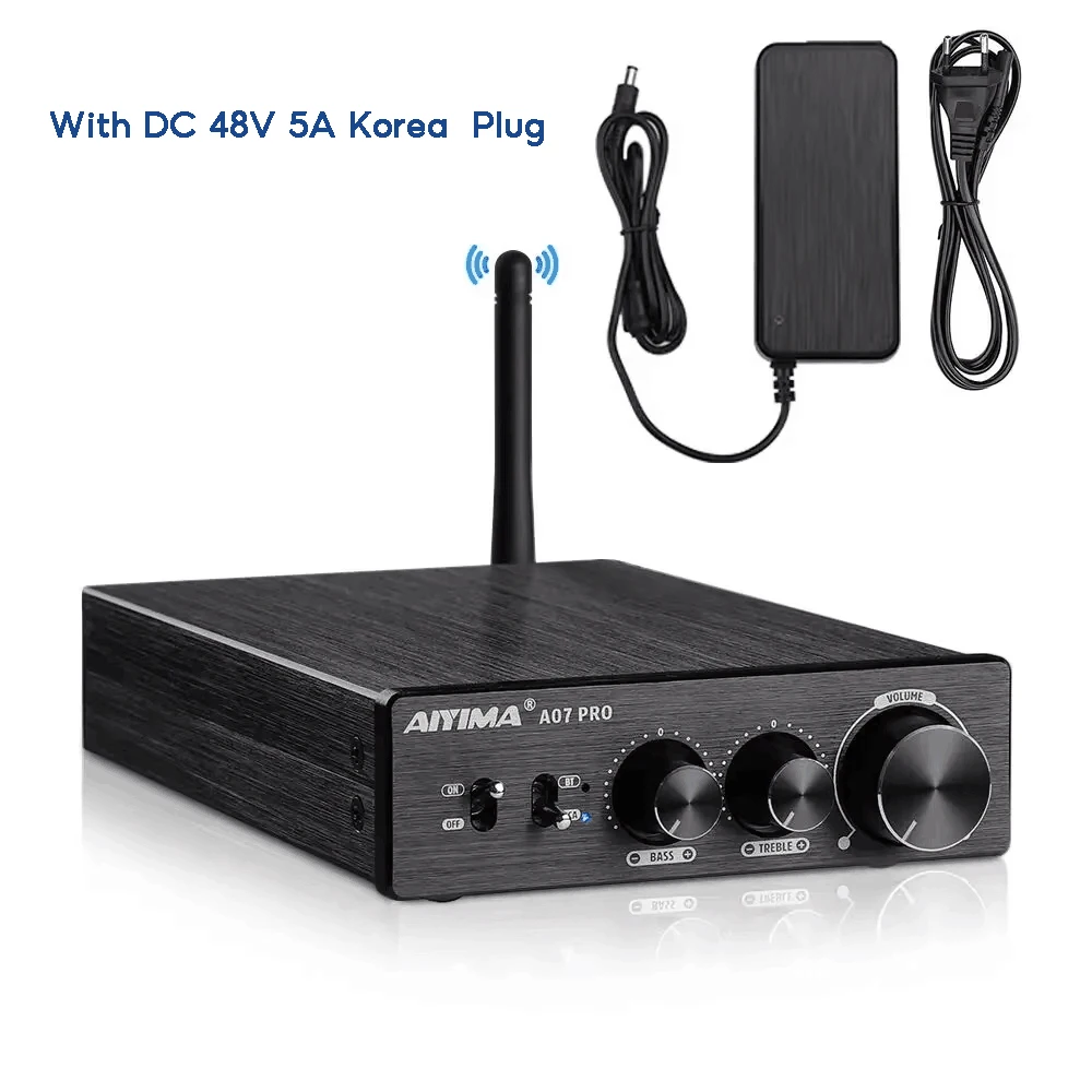 AIYIMA A07 PRO 300Wx2 Bluetooth Amplifier 2.0 Channel