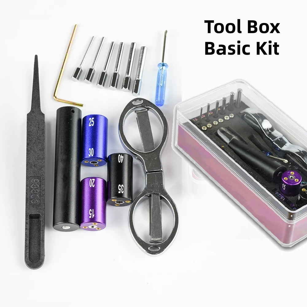 DIY Tool Box Kit Set Rod Jig Resistance Hand Winding Tool CW 20/25/35 Winding Pliers Accessary 3 Edition Pack