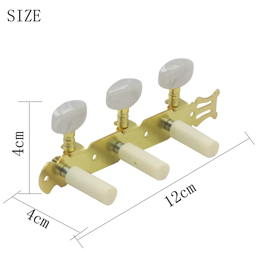 Wholesale OEM Classical Guitar Knob Open Triple Sailulu Tuning Knob Metal Model Y-21