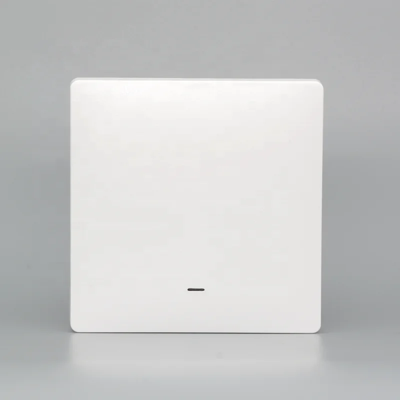 

Smart Home Products Zigbee 1 Gang Button 30A Switch EU Standard Light Switches PC Material 250V Max 10A Neutral