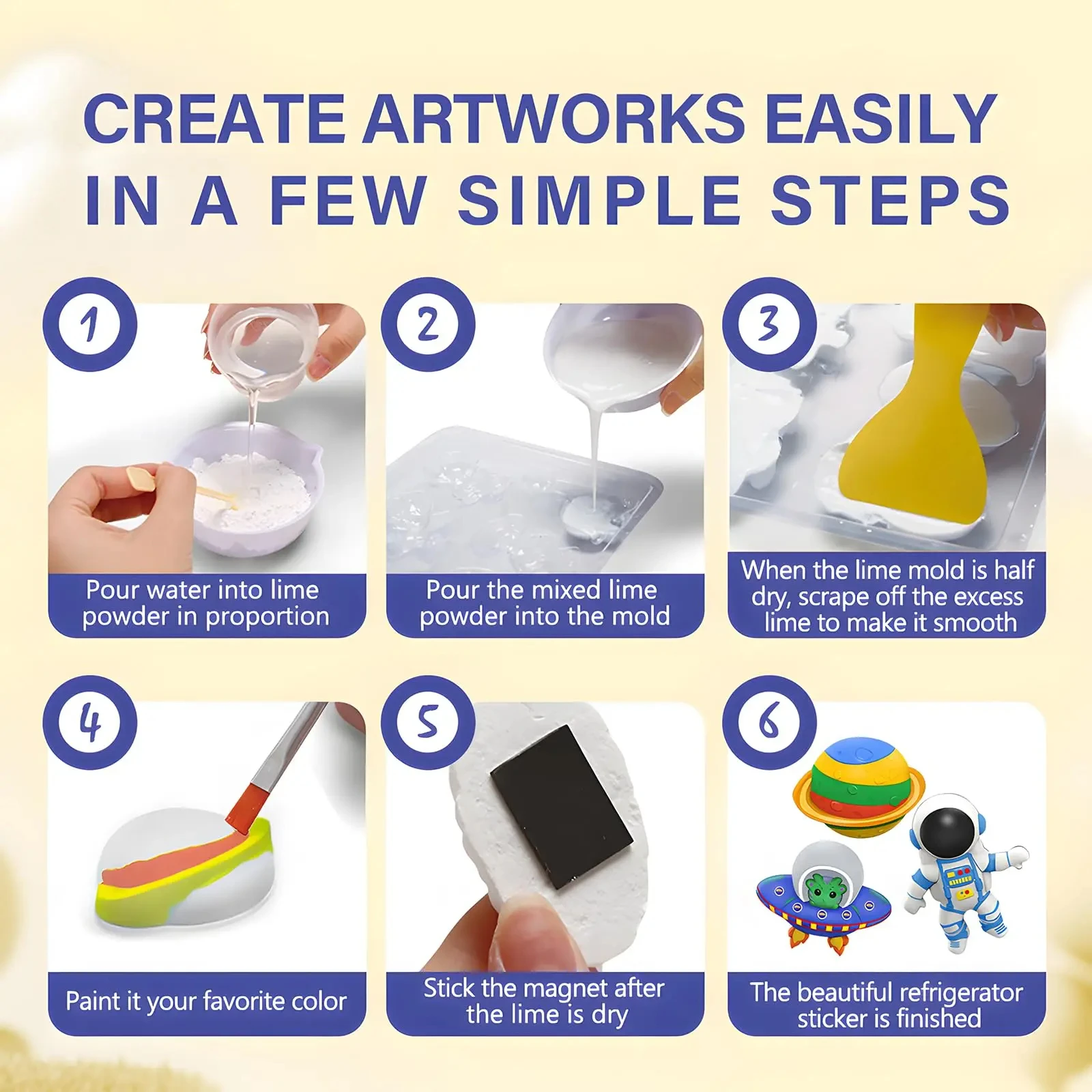 الفنون والحرف اليدوية مجموعة أدوات الرسم غير مصبوغ DIY بها بنفسك ديناصور مشاريع الفضاء الإبداعية فارغة نموذج اللعب الكتابة على الجدران مونتيسوري التعليمية