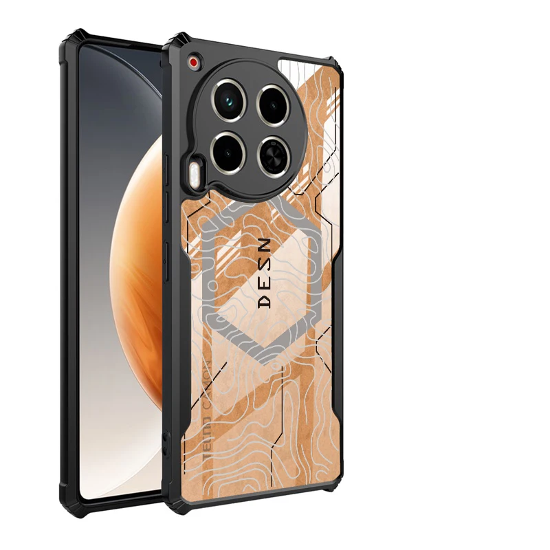 For Tecno Camon 30 4G 5G 20 Pro 4G 5G 20s Pro 18P 17 Pro 16 Pro 16SE 16 Premier Shock Fall Prevention Transparent Case No.29