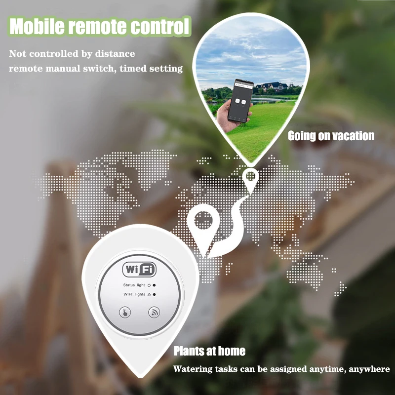 Automatic Mist Rainforest Timing Spray System Kit WiFi APP Control Intelligent Reptile Timing Spray System Irrigation Timer