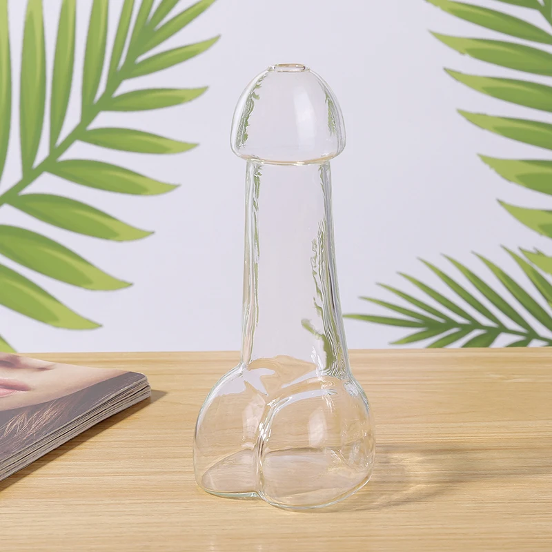 جديد شكل القضيب الإبداعية كأس للنبيذ بار الزجاج الشفاف شرب كوب لويسكي الشمبانيا رائجة البيع #5