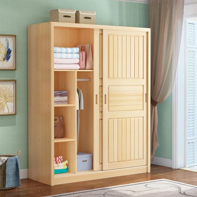 

Heavy Drawer Wardrobes Closet Wooden Doors Rack Space Cute Wardrobes Storage Adult Saving Guarda Roupas Furniture For Home