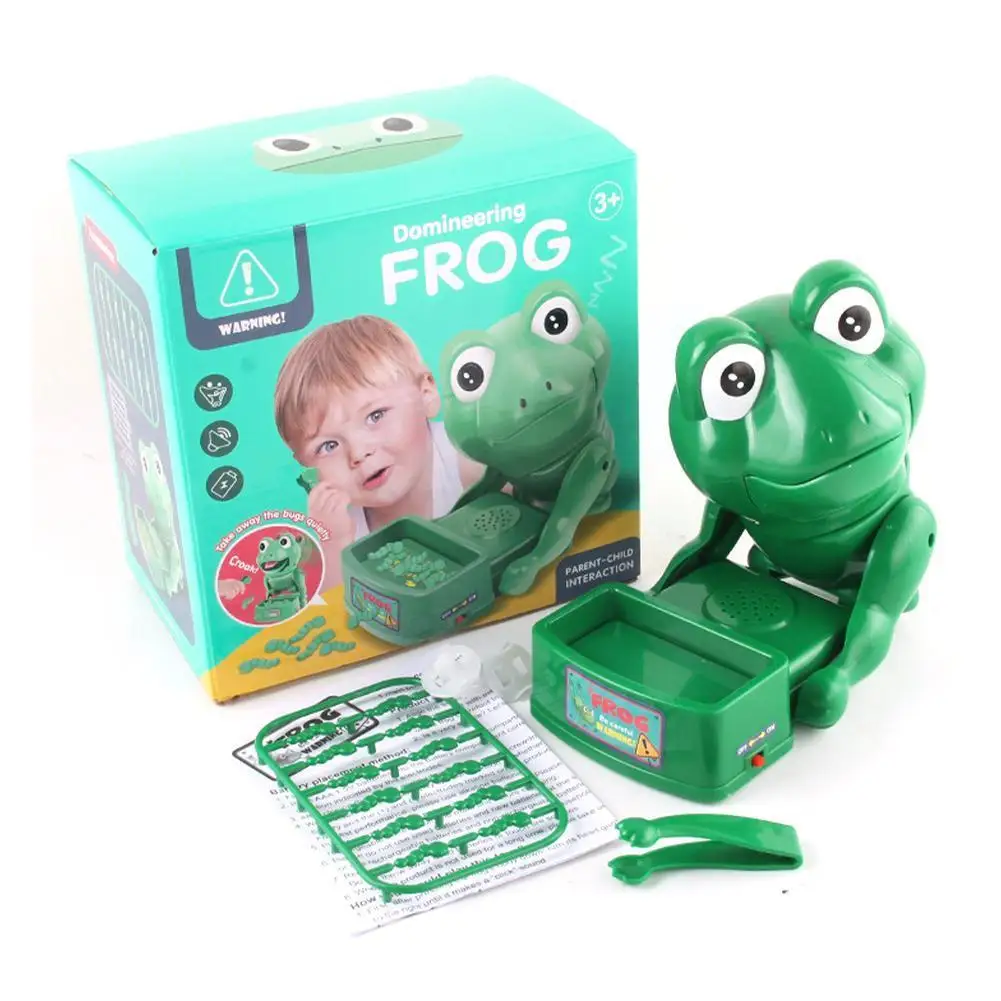 Stealing Insect Frog Biting Prank Toys Quirky Spoof Toy Frog Board Games Novel Frog Toy Gift For Children C5X6