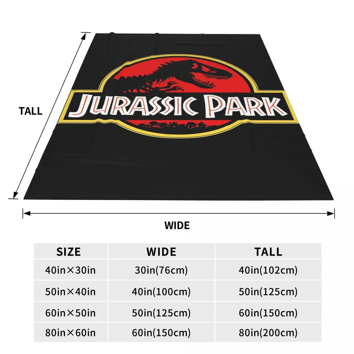 منتزه الجوراسي بطانية فلانيل ، غطاء سرير ، لحاف ، فائق النعومة ، أريكة ، منزل ، غرفة نوم ، سفر