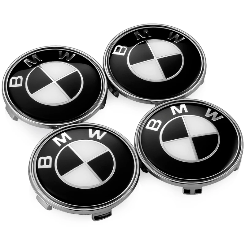 Cubierta de rueda de centro de rueda de coche, tapas Hup para BMW E36, E39, E46, E60, E90, E90, F01, F10, F30, G01, G20, G21, G30, G11, F15, X5, X3, 68MM, 4 unids/set