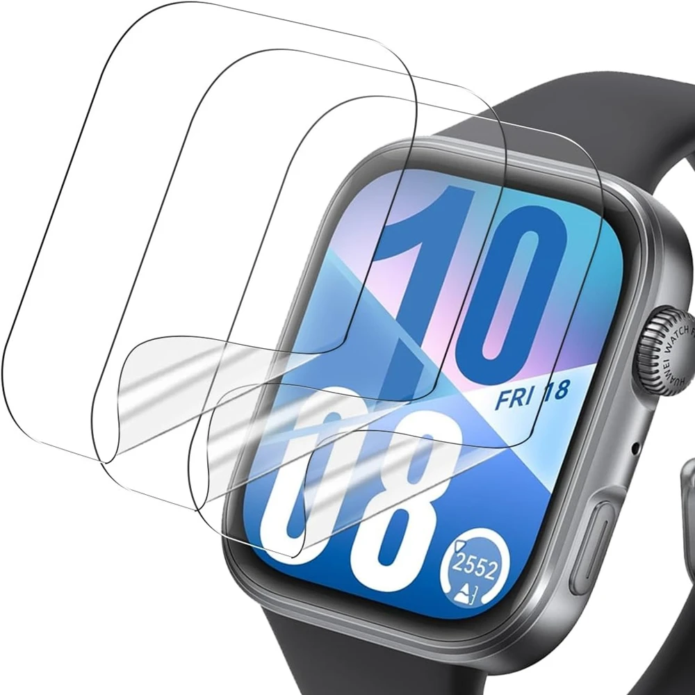 

Защитная пленка для экрана Huawei Watch Fit 3/4/4 Pro, прозрачная гидрогелевая пленка из ТПУ с защитой от царапин, аксессуары для часов Huawei, защитная пленка