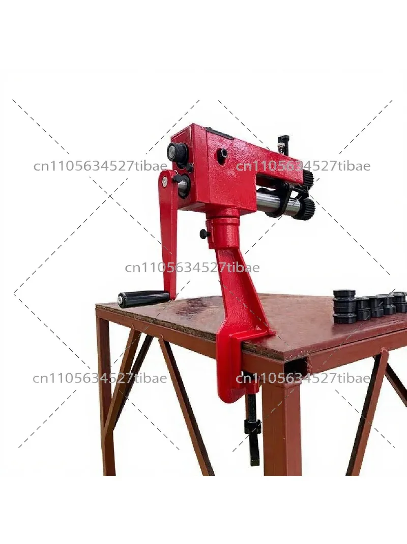 Manual Crimping Machine Winding Engraving Iron Sheet Metal Roll Forming Rotation