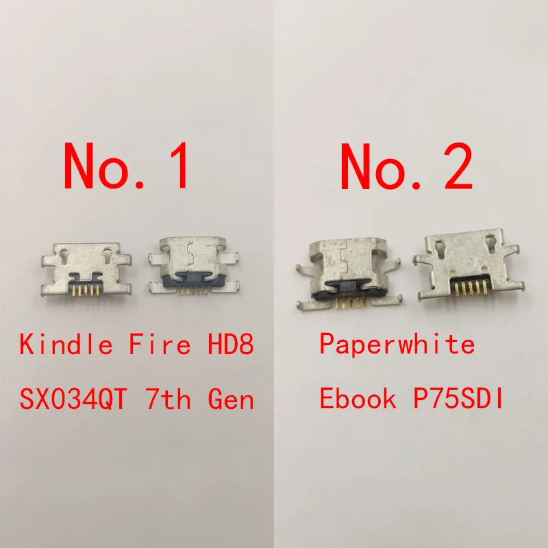 10Pcs Usb Charger Dock Connector Contact For Kindle Fire HD8 SX034QT 7th Gen/Paperwhite Ebook P75SDI Charging Port Plug