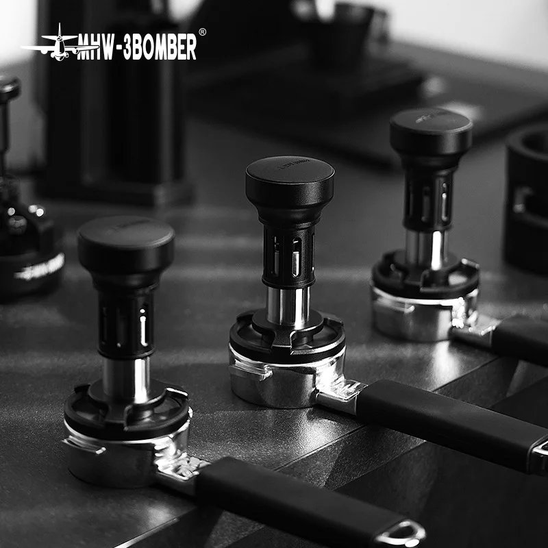 MHW-3BOMBER Bomber Control Series Impact Powder Press Hammer, Italian Coffee Appliance Constant Force Powder Press 58mm