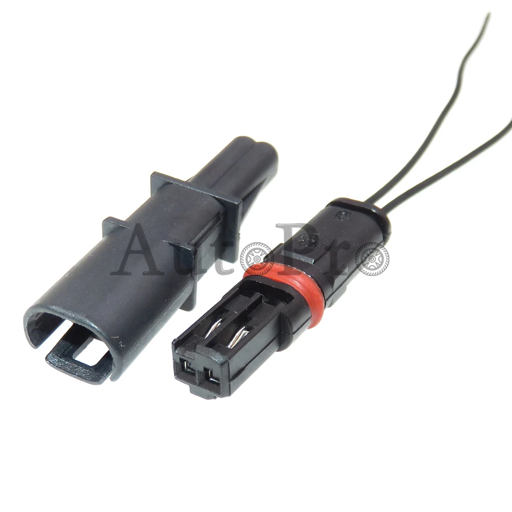 1 Set 2 Hole Auto Samll AC Assembly Current LED Lights Socket For BMW Car Modification Plug Power Connector With Cables