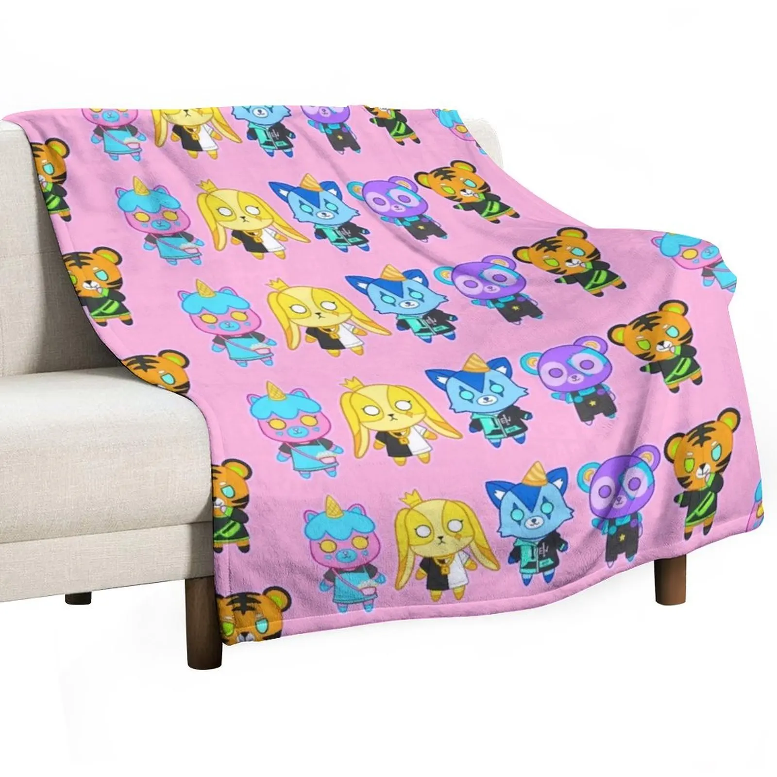 

Krew Plushies Throw Blanket Warm Comfortable Blanket Gift for Parents Friends