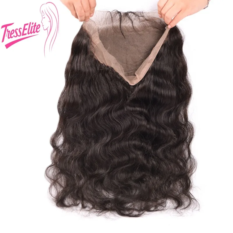 

Premium 360 Lace Frontal Body Wave Human Hair Block 10-22Inch Natural Color Brazilian Virgin Remy Full Hand Weaving High Quality