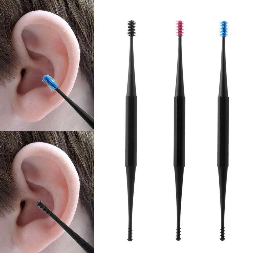 Portable Spiral Design For Adult Double-ended Ear Care Health Care Curette Ear Spoon Ear Wax Remover Ear Pick