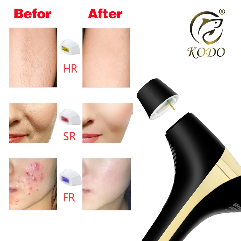 KODO 2023 New Laser Hair removal dropshipping Hot sell Laser Epilator Permanent IPL Painless Photoepilator Bikini face and body