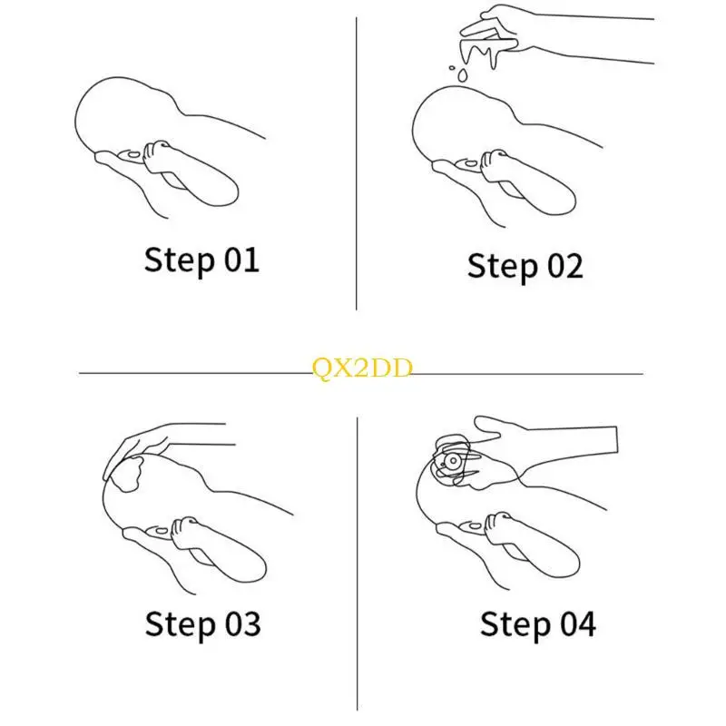 QX2D 베이비 실리콘 샴푸 브러시 소프트 두피 마사지 도구 샤워 청소 도구 먼지 제거제 헤어 케어 필수 장치
