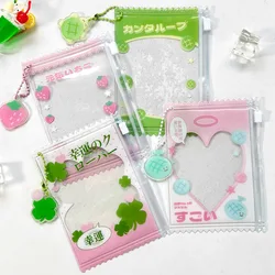 INS Transparent Shiny Candy Bag Kpop Card Sleeves Korean Idol Photo Card Holder Photocard Holder Card Films Game Cards Protector