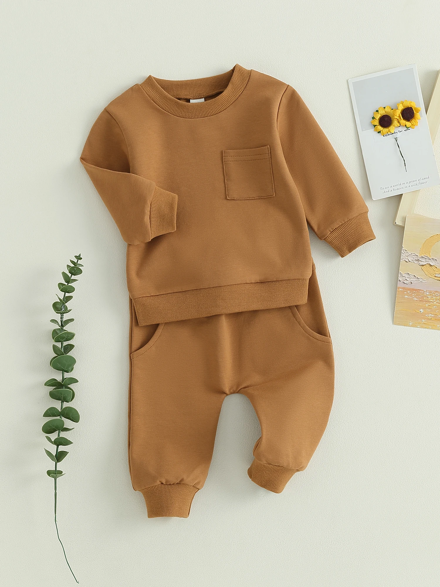 

Baby Girl Winter Outfits Hooded Jacket Leggings Set Infant Cozy Clothes