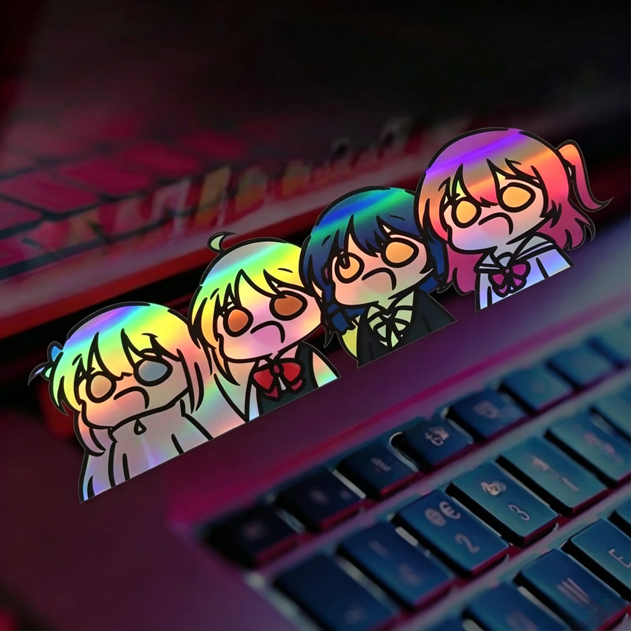 Cosplay Prop Diy - Anime 'Lonely Rock' reflective car sticker,