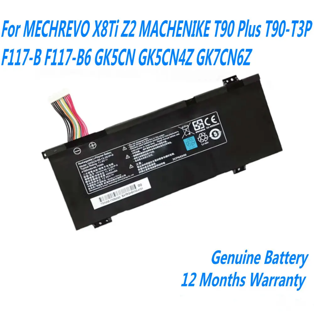 Оригинальный аккумулятор для ноутбука, для MECHREVO X8Ti Z2 MACHENIKE T90 Plus GK5CN-00-13-3S1P-0 T90-T3p GK5CN GK5CN4Z GK7CN6Z