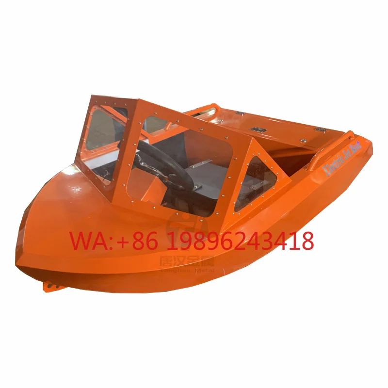 Embarcación Personal de Recreo, Fabricada en Aluminio, con Motor Eléctrico, Mini Jet Boat, Go Kart Acuático