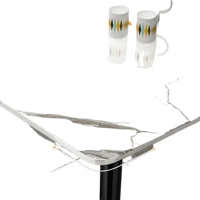 

Slate dining table Small household modern simple light luxury