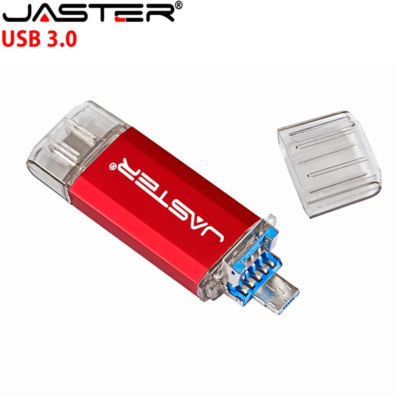 

High Multifunction speed OTG 3 in 1 USB Flash Drives 3.0 Type-C 128GB U drive 64GB Pen Drive 32GB Pendrives 16GB Memory stick