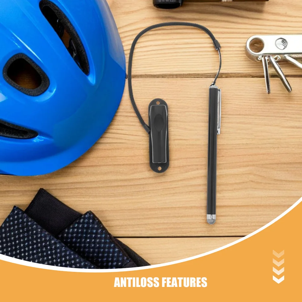 2 قطعة قلم ستايلس بتصميم مريح مضاد للخسارة قلم شاشة لمس عالمي للعروض التفاعلية والأجهزة اللوحية والملاحة