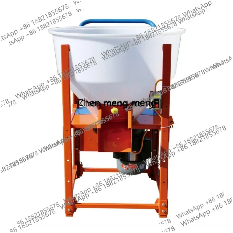 100kg 125kg Type Seed Coatingr Farming Equipment Business Use Wet And Dry Plastic Pellet Chemical Powder Grain Mixer