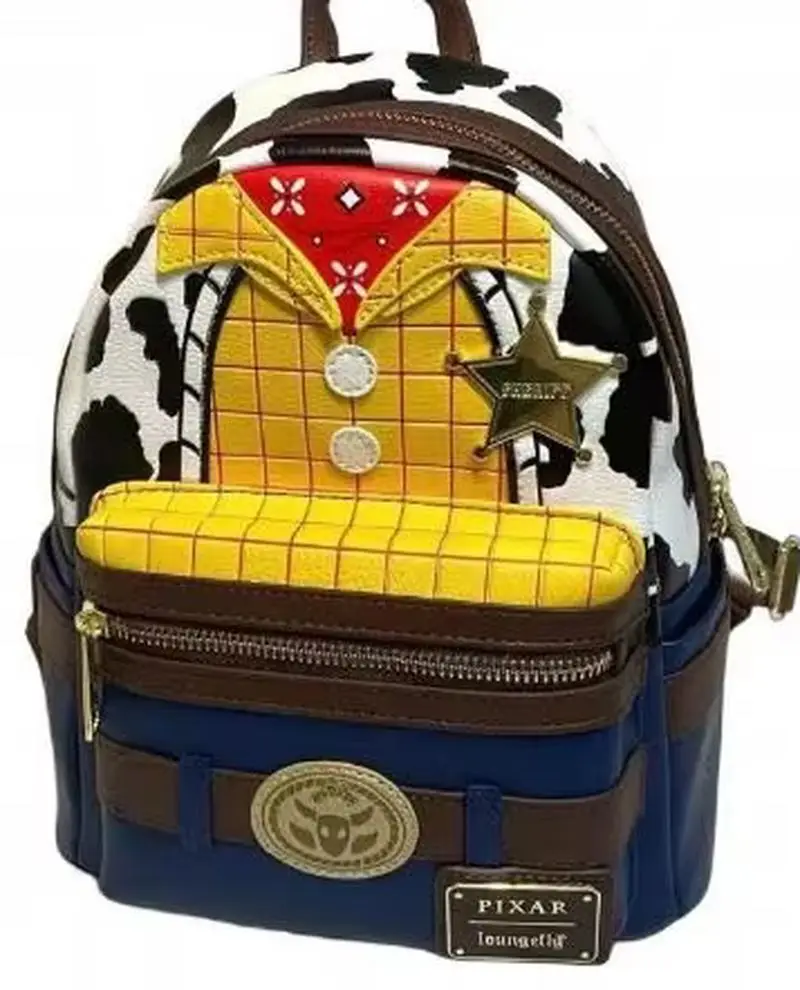 حقيبة ظهر نسائية من Disney Monsters University مصنوعة من جلد البولي يوريثان وحقائب سيدة Toy Story 3 حقيبة مدرسية للأطفال حقيبة يد ماركة للهدايا #3