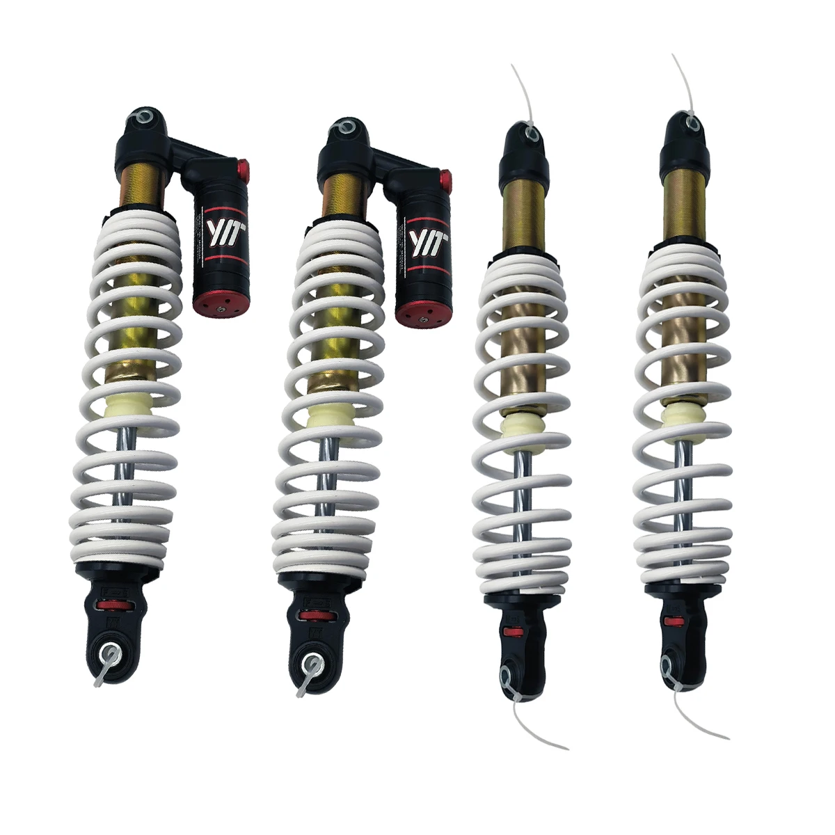 4PCS Front Rear Shock Absorber Assembly （Red or white） For Liangzi Odes 1000 ATV QUAD GO KART Parts No.17001010120  17001020140