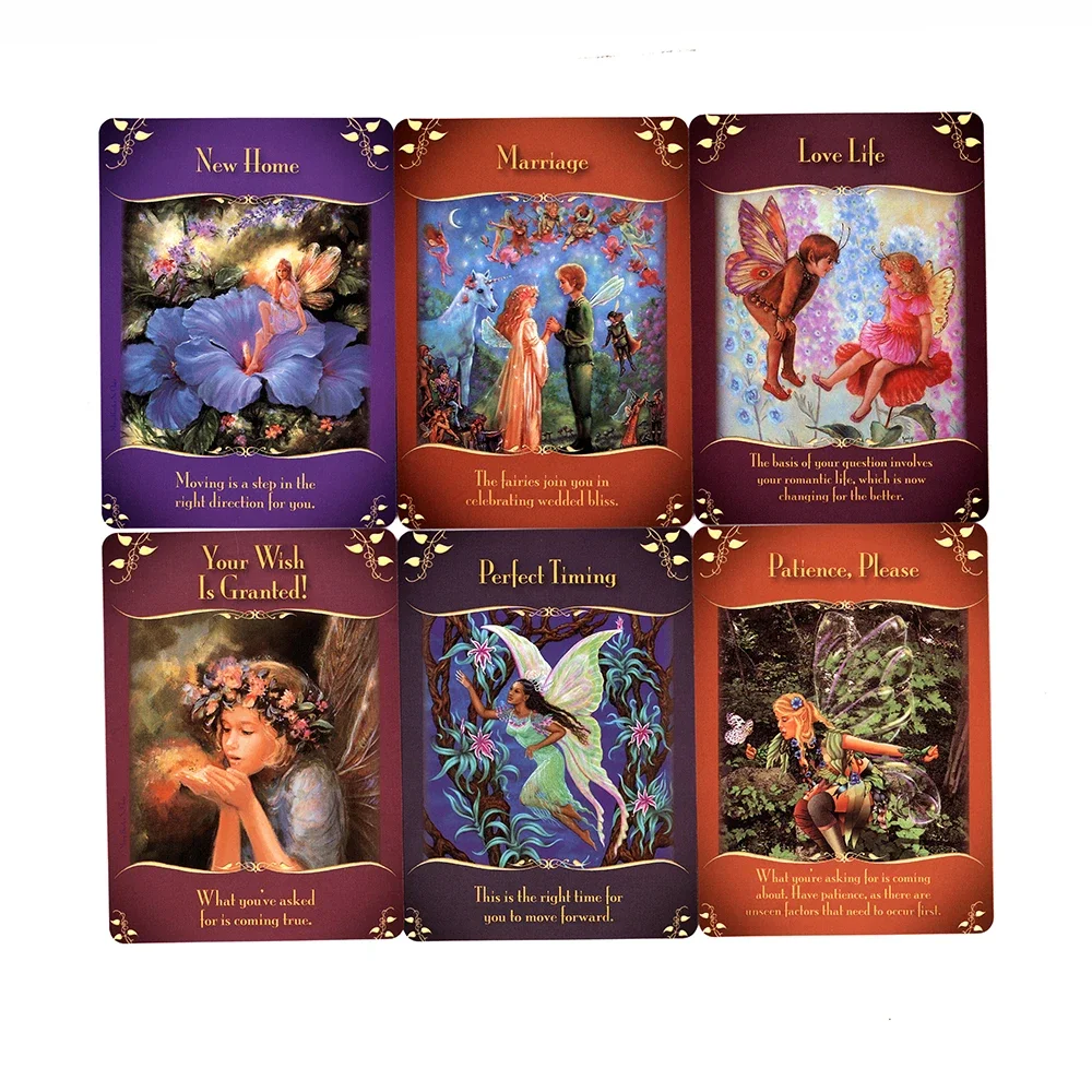 In 2022New Oracle Decks.Messages From The Fairies Oracle CardsSupport Wholesale Factory Made Doreen Virtue