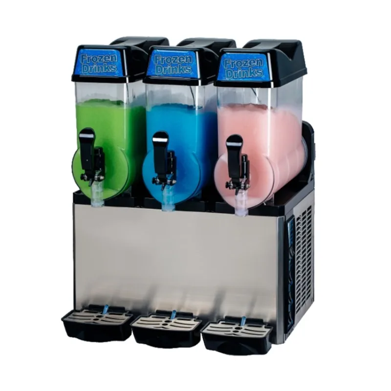 Professional Ice Slush Machine Commercial Smoothie and Slush Maker 12L Single Double or Triple Tanks Frozen Drink Machine