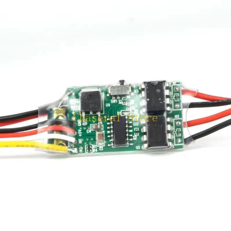 E7CE 5A DULA VIA CONTROLADOR ELETRONAL RC 2-3S LIPO ESC BIDIRECTIAL