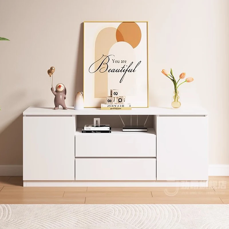 Wooden Shelf Tv Stand Cabinet Aesthetic Console Mobile Drawers Tv Stand Cabinet Minimal Accessories Muebles De Salon Furnitures