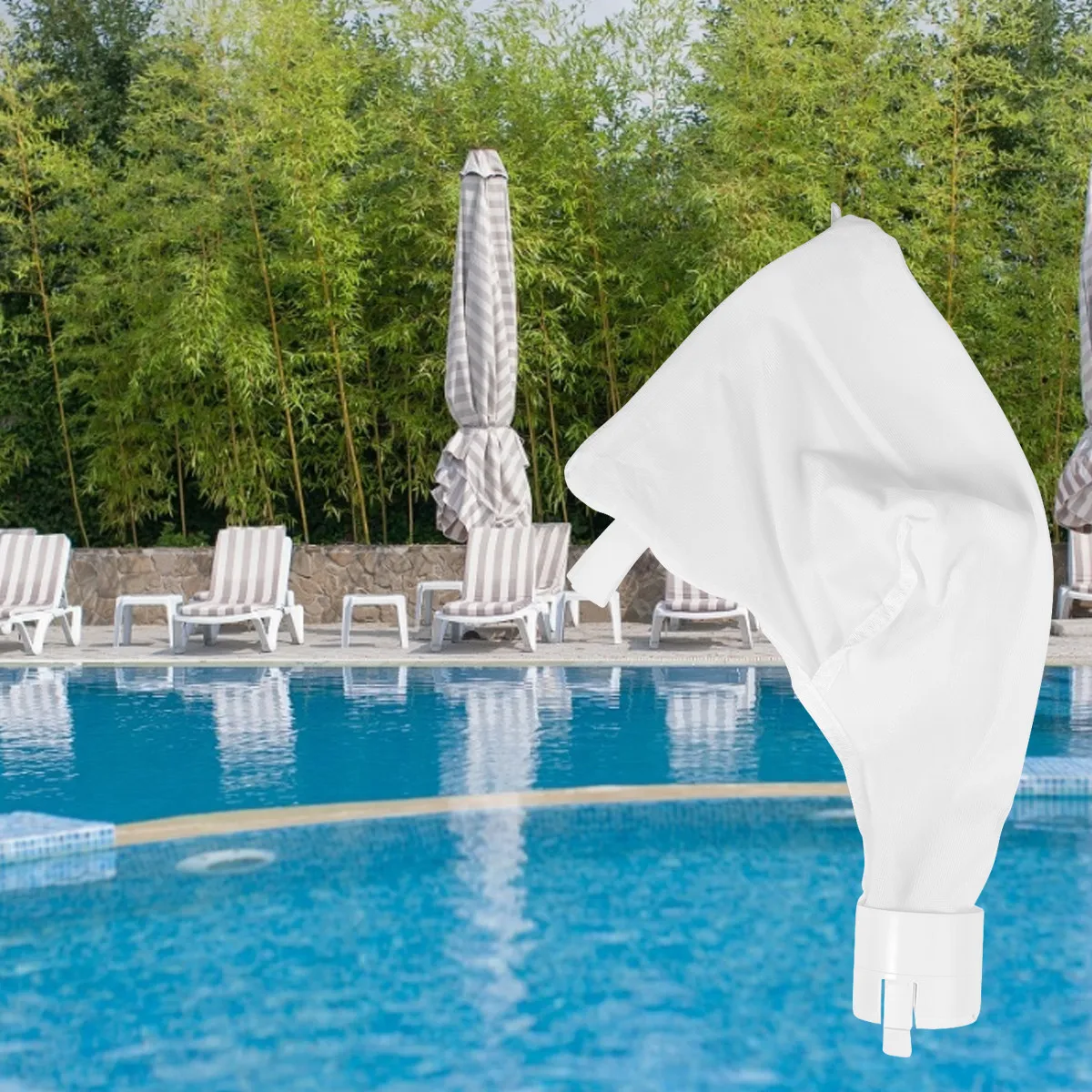 

Сменный сетчатый мешок на молнии для пылесоса для бассейнов, большой емкости, совместимый с моделями 360 и 380