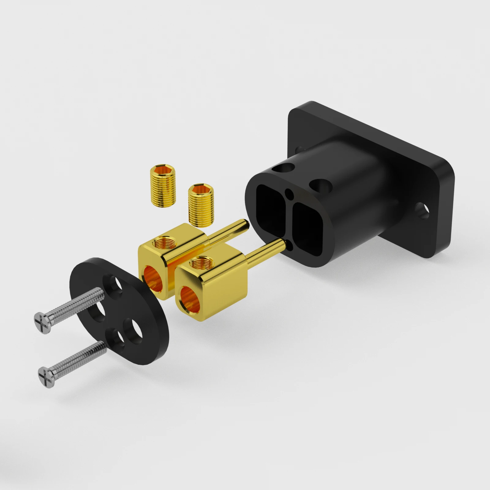 24k مطلية بالذهب التوصيل IEC C8 التيار المتناوب مقبس الطاقة Monosaudio IB73G دبابيس النحاس النقي التيار المتناوب 250 فولت 2.5A المقبس التيار المتناوب مخرج طاقة موصل