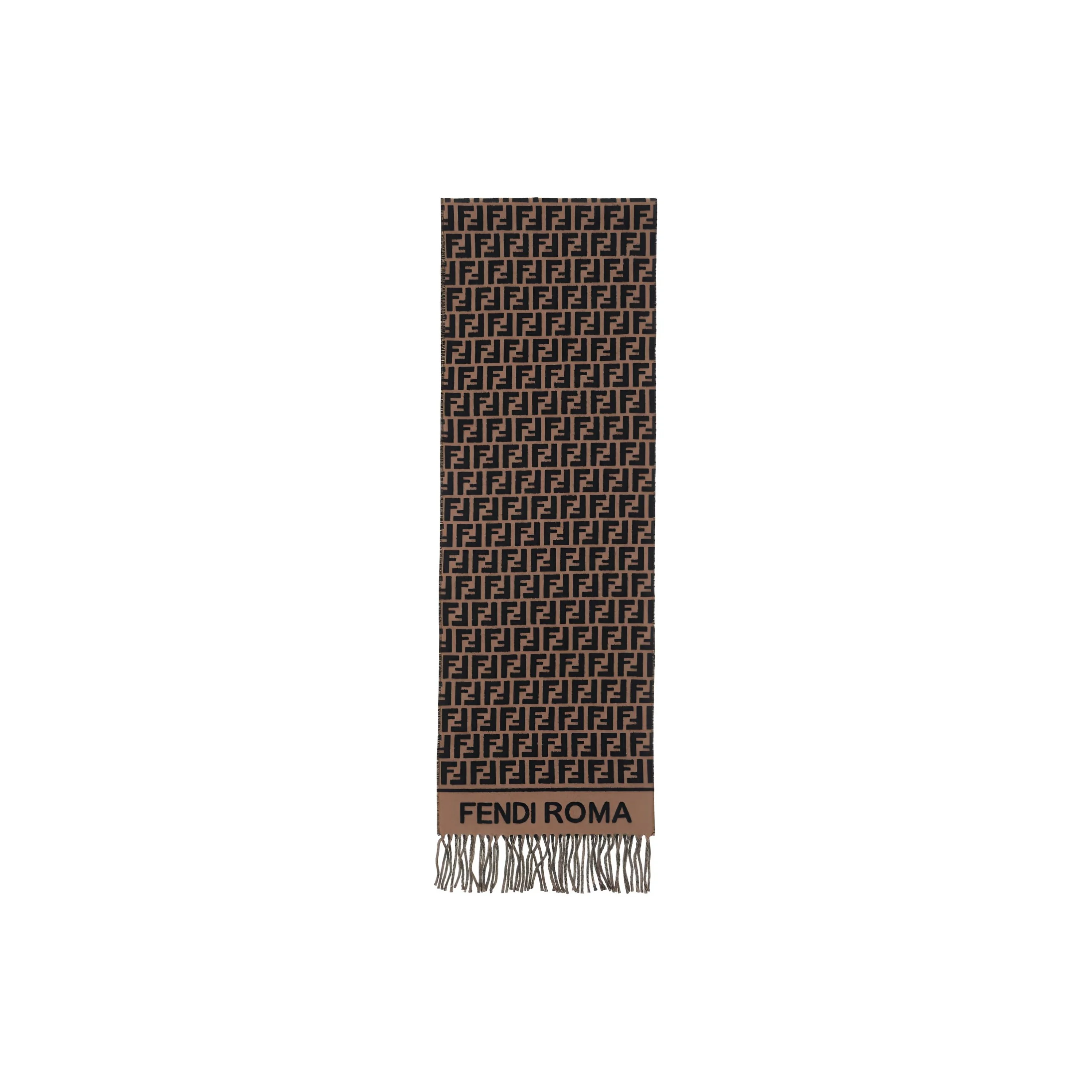 

Fendi FF-motif fringed poncho FXT113AQCWF0QE1